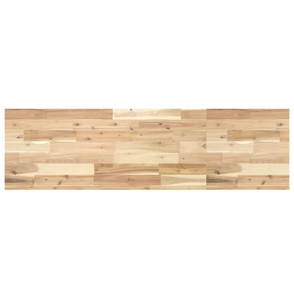 Dessus de table 140x40x4 cm rectangulaire bois massif d'acacia - XIOS
