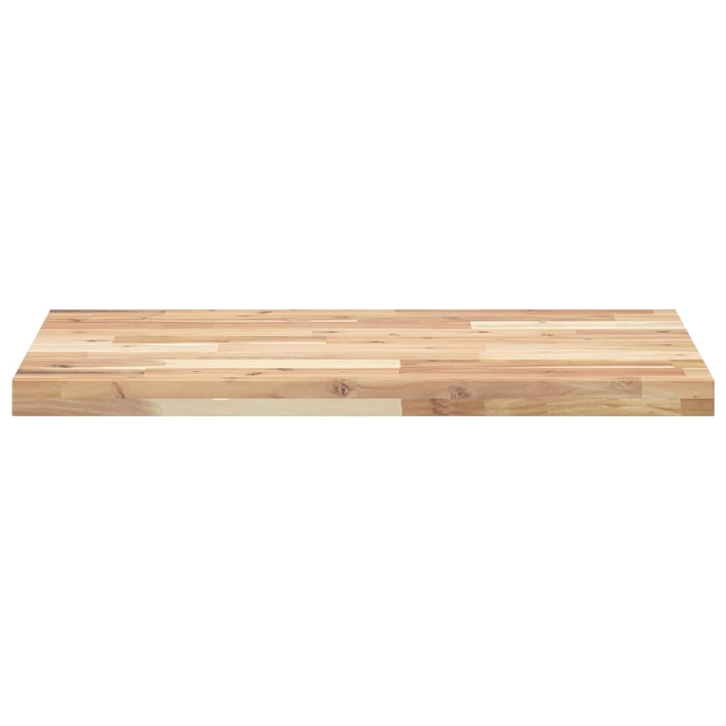 Dessus de table rectangulaire 60x50x4 cm bois massif d'acacia - XIOS