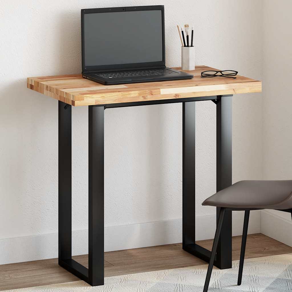 Dessus de table rectangulaire 60x50x4 cm bois massif d'acacia - XIOS