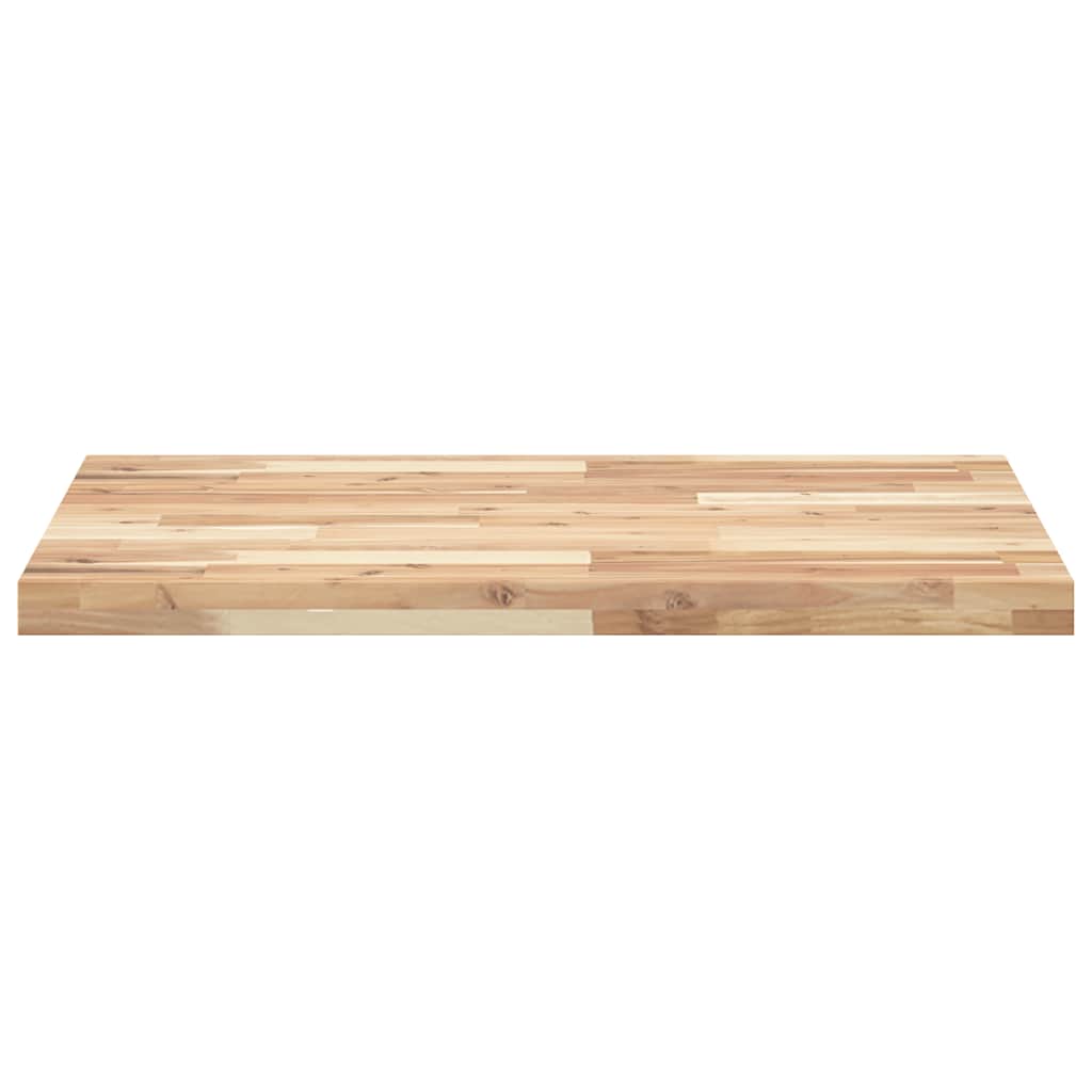Dessus de table rectangulaire 80x60x4 cm bois massif d'acacia - XIOS