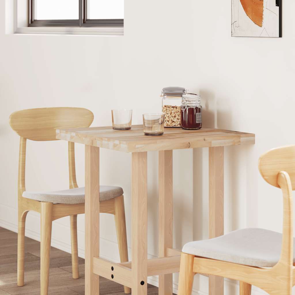 Dessus de table rectangulaire 100x60x4 cm bois massif d'acacia - XIOS