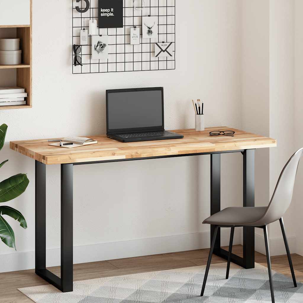 Dessus de table rectangulaire 120x60x4 cm bois massif d'acacia - XIOS