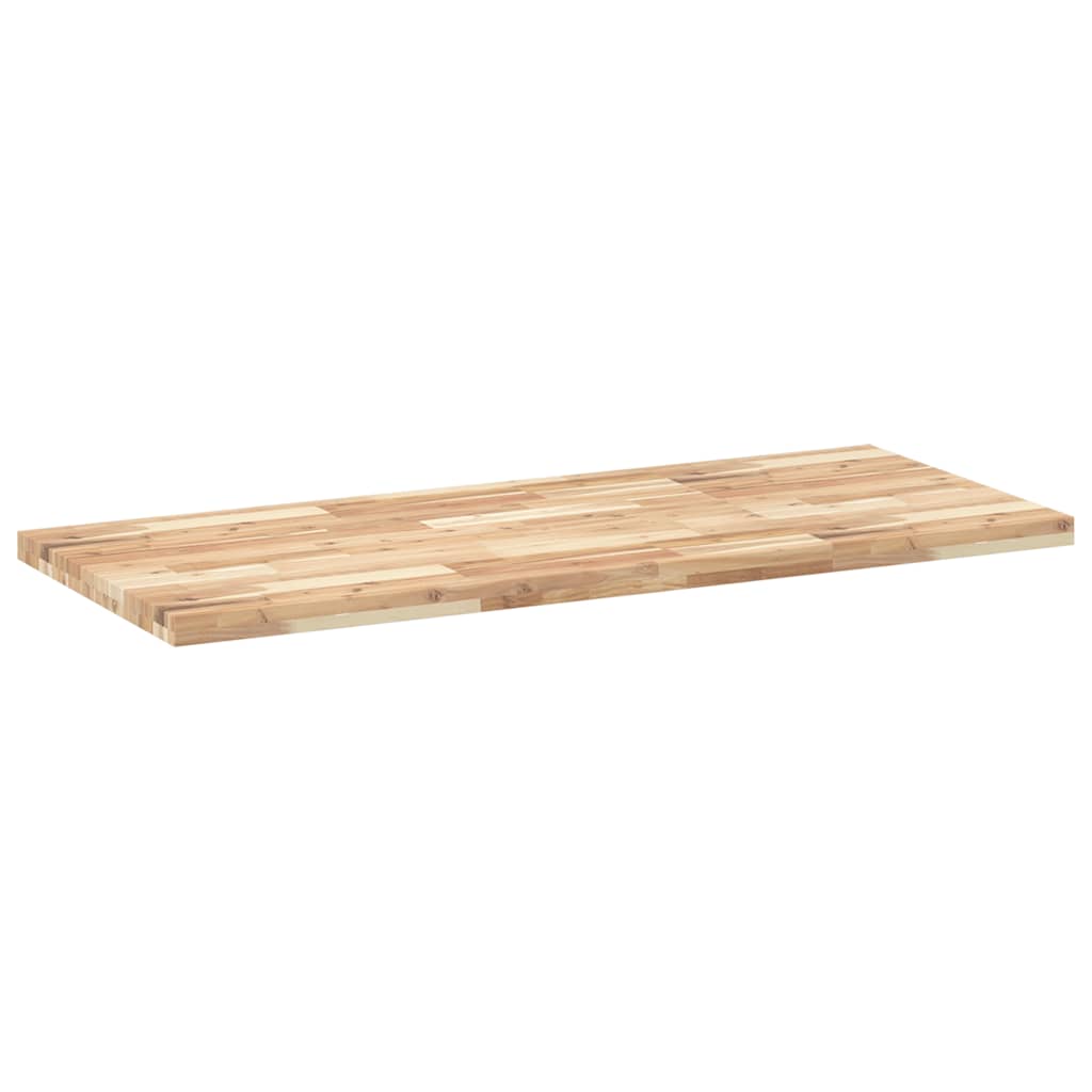 Dessus de table rectangulaire 120x60x4 cm bois massif d'acacia - XIOS