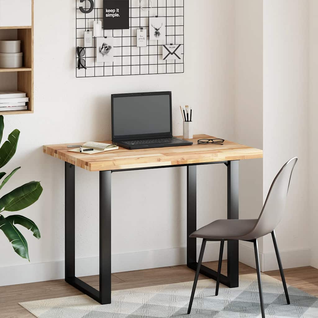 Dessus de table rectangulaire 120x70x4 cm bois massif d'acacia - XIOS
