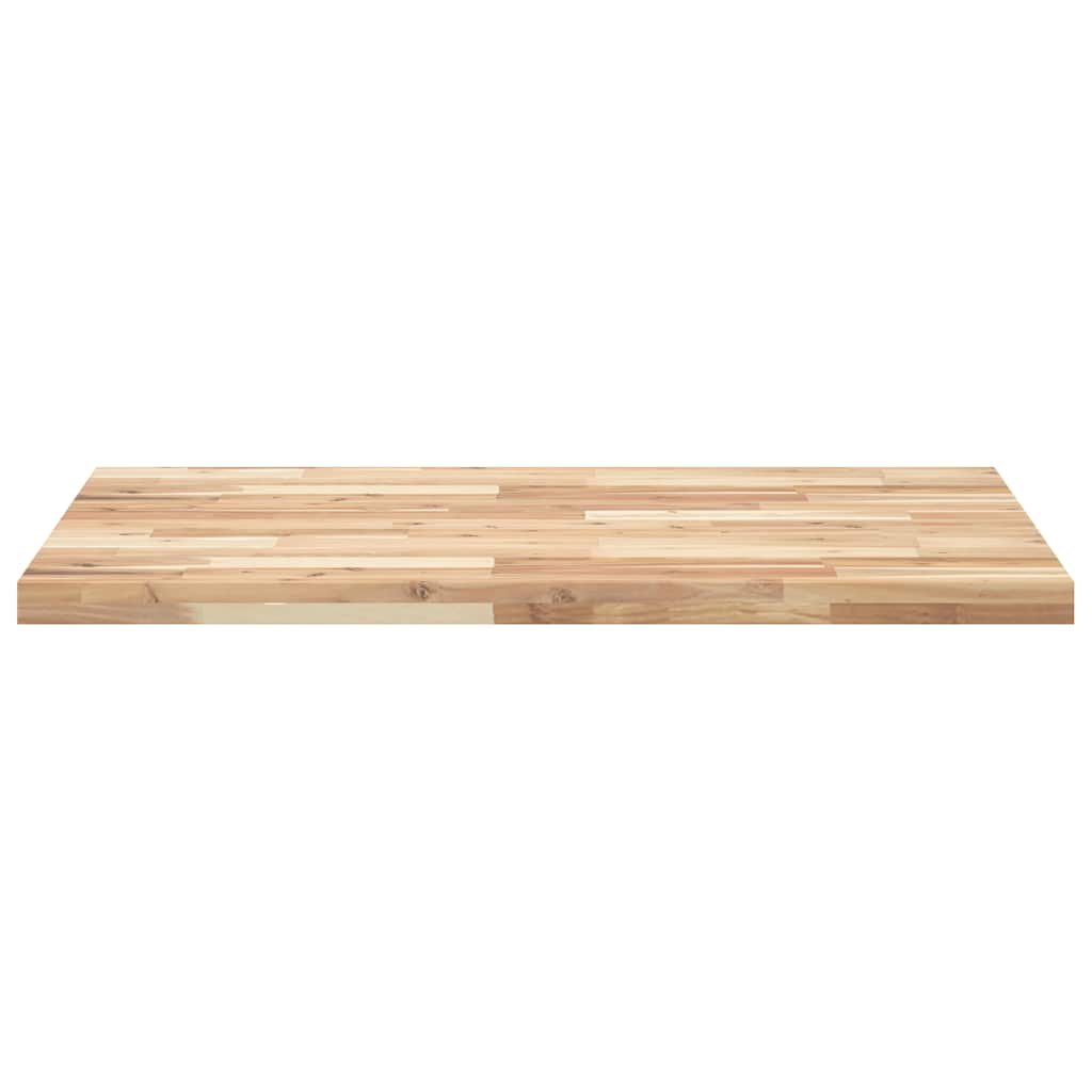 Dessus de table rectangulaire 120x70x4 cm bois massif d'acacia - XIOS