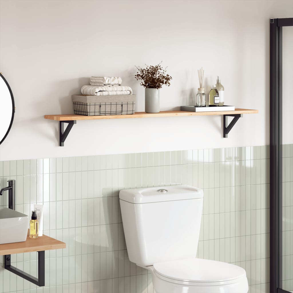 Dessus de table rectangulaire 140x20x2 cm bois massif d'acacia - XIOS