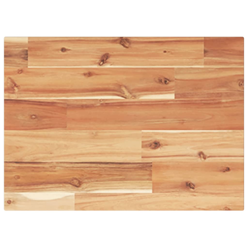 Dessus de table rectangulaire 40x30x2 cm bois massif d'acacia - XIOS