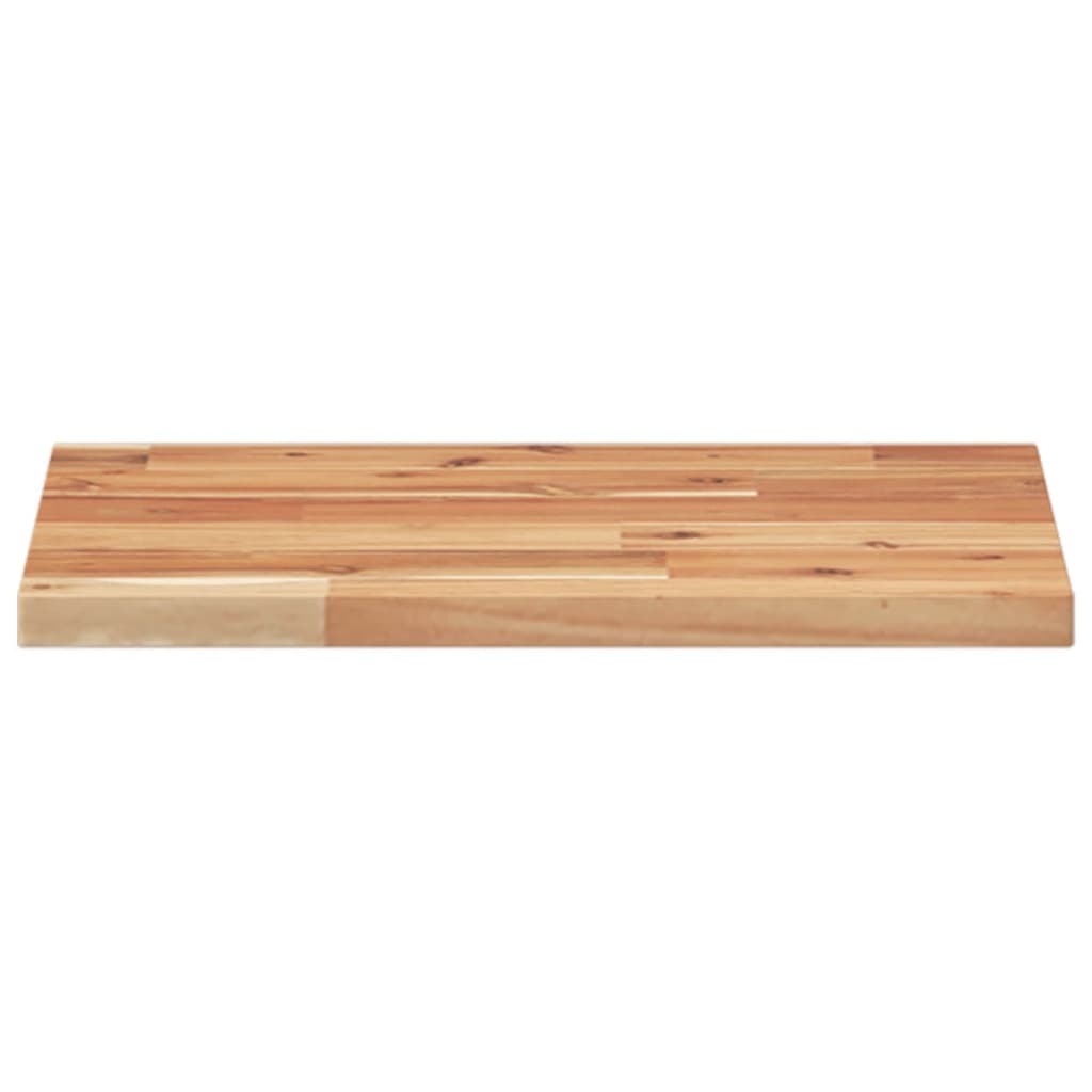 Dessus de table rectangulaire 40x30x2 cm bois massif d'acacia - XIOS