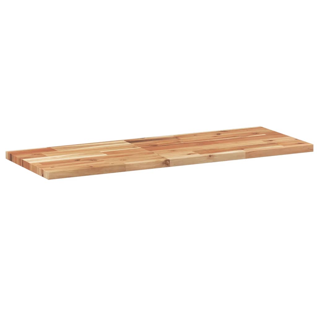 Dessus de table rectangulaire 100x30x2 cm bois massif d'acacia - XIOS