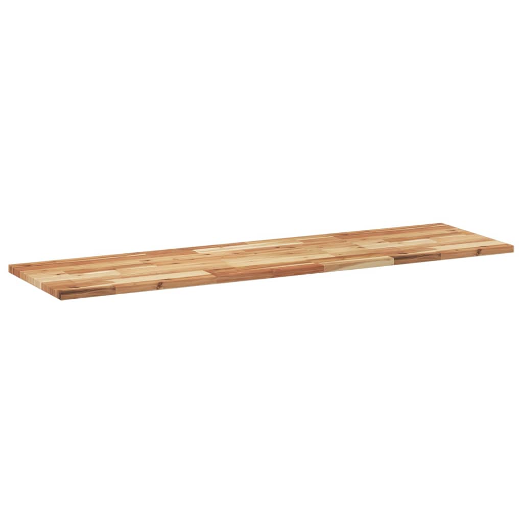 Dessus de table rectangulaire 140x40x2 cm bois massif d'acacia - XIOS