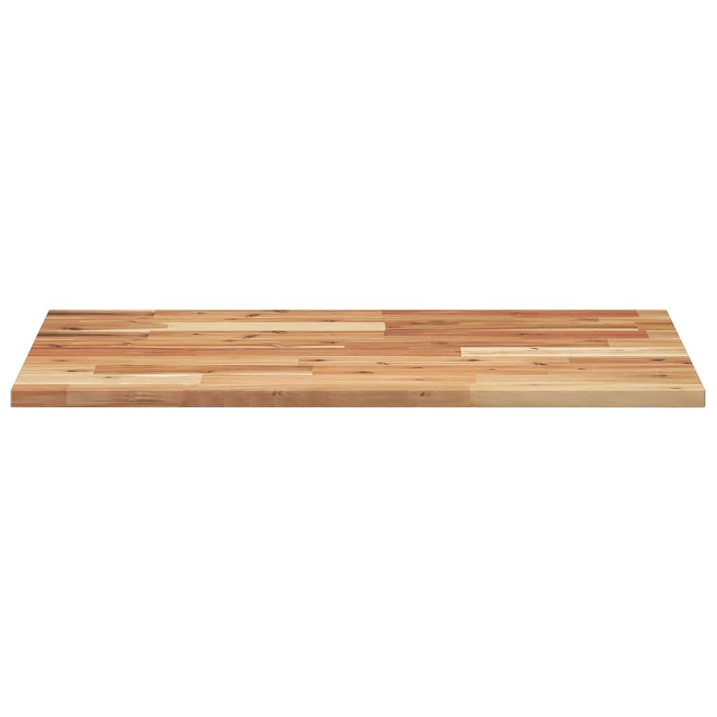 Dessus de table rectangulaire 80x50x2 cm bois massif d'acacia - XIOS
