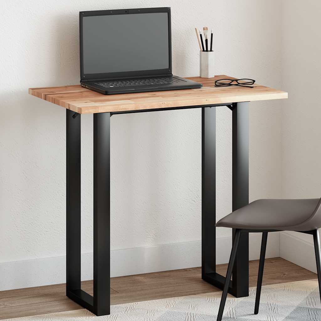 Dessus de table rectangulaire 80x50x2 cm bois massif d'acacia - XIOS