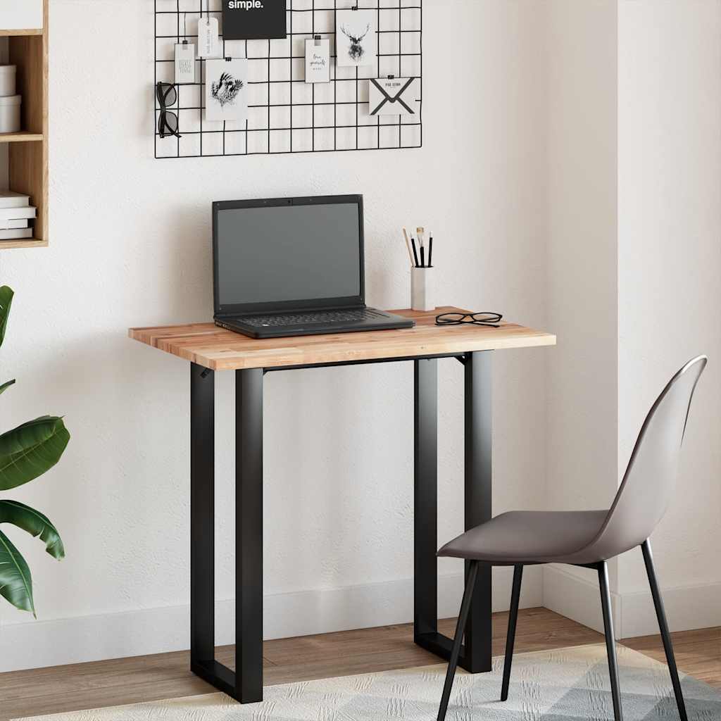 Dessus de table rectangulaire 100x50x2 cm bois massif d'acacia - XIOS