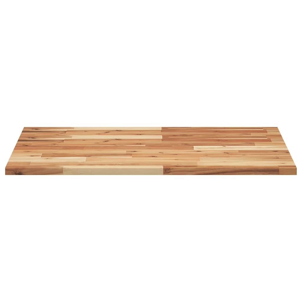 Dessus de table rectangulaire 80x60x2 cm bois massif d'acacia - XIOS