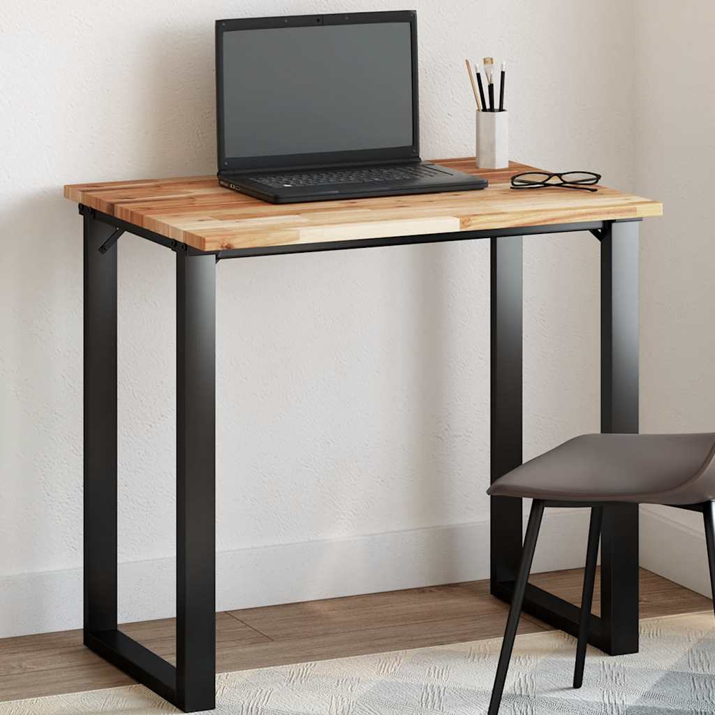 Dessus de table rectangulaire 80x60x2 cm bois massif d'acacia - XIOS
