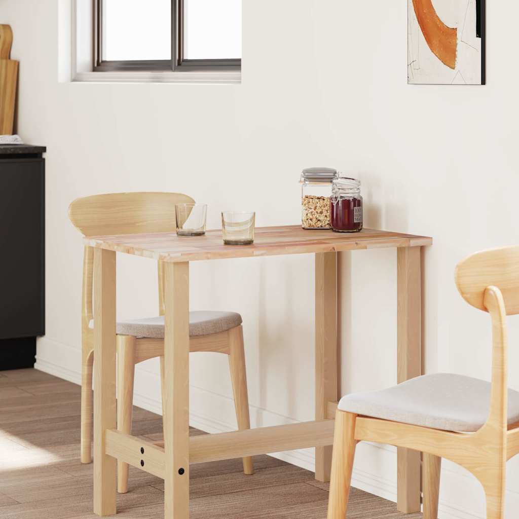 Dessus de table rectangulaire 100x60x2 cm bois massif d'acacia - XIOS