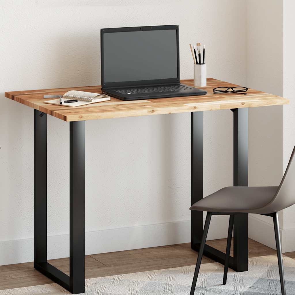 Dessus de table rectangulaire 80x70x2 cm bois massif d'acacia - XIOS