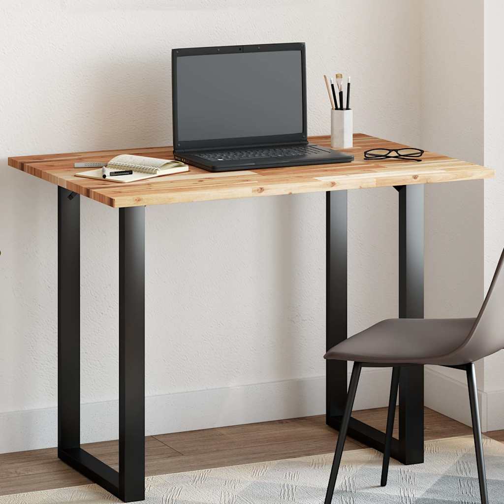 Dessus de table rectangulaire 100x70x2 cm bois massif d'acacia - XIOS