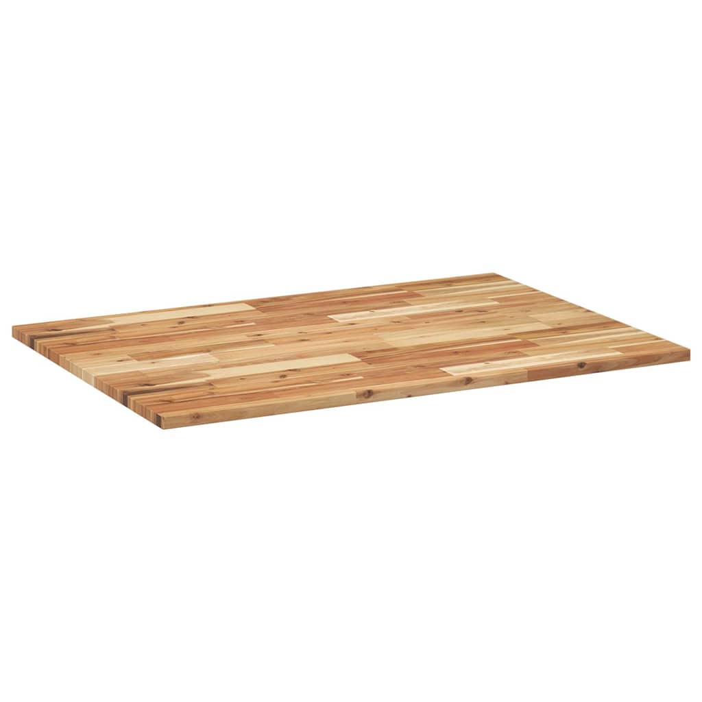 Dessus de table rectangulaire 120x70x2 cm bois massif d'acacia - XIOS