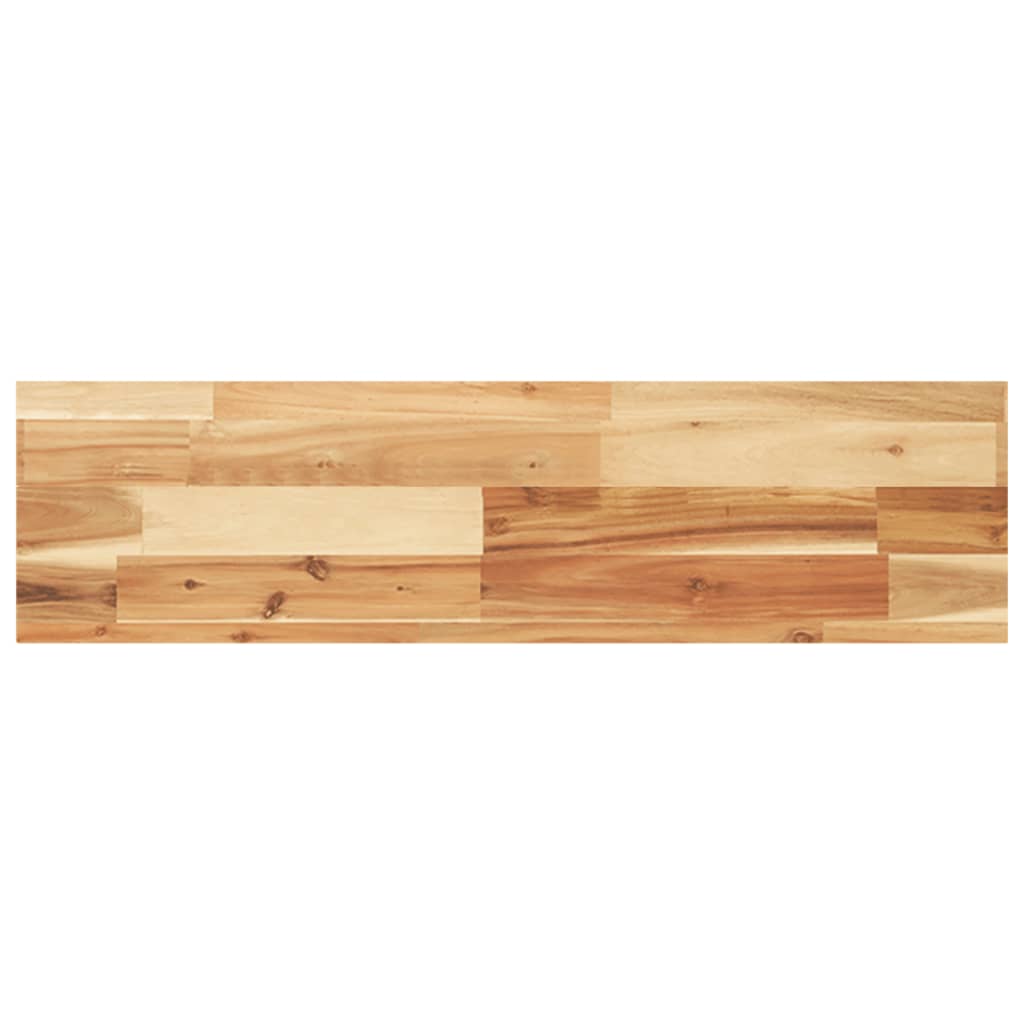 Dessus de table 80x20x4 cm rectangulaire bois massif d'acacia - XIOS