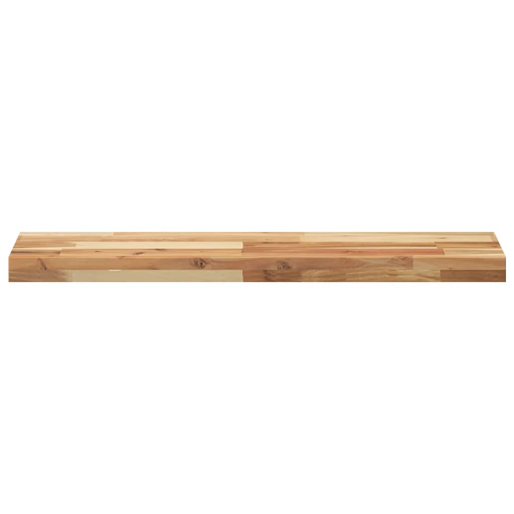 Dessus de table 80x20x4 cm rectangulaire bois massif d'acacia - XIOS