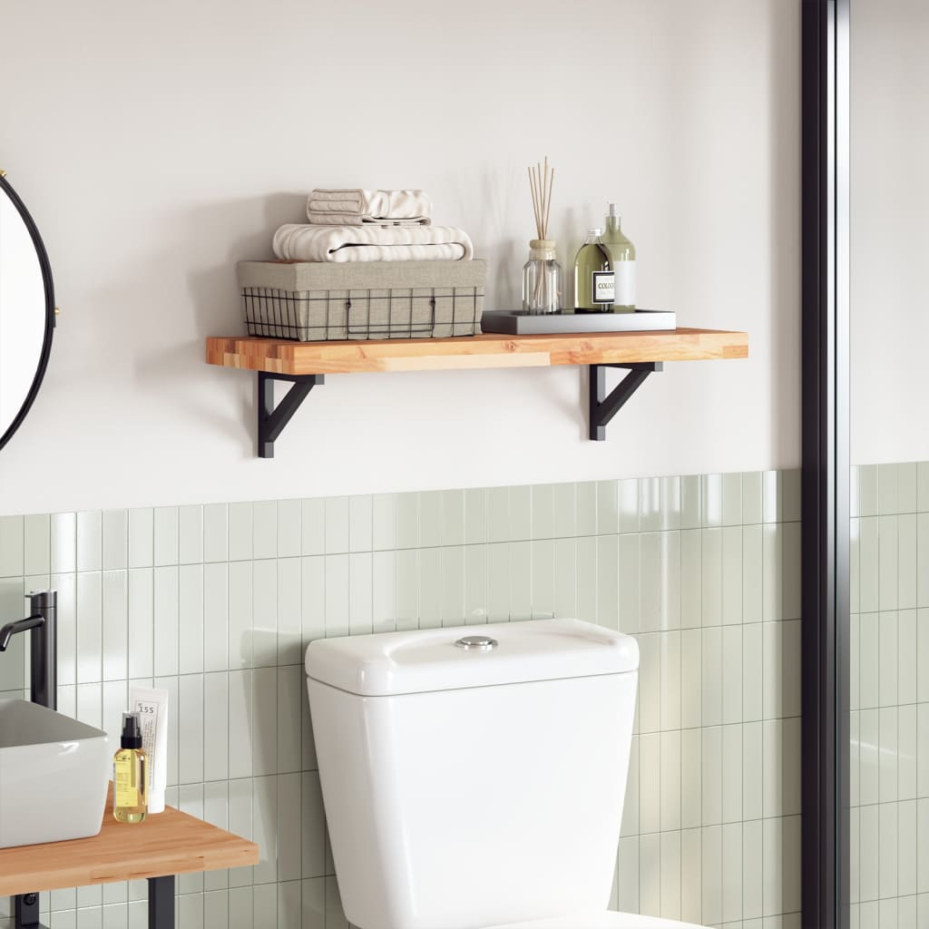 Dessus de table 100x30x4 cm rectangulaire bois massif d'acacia - XIOS