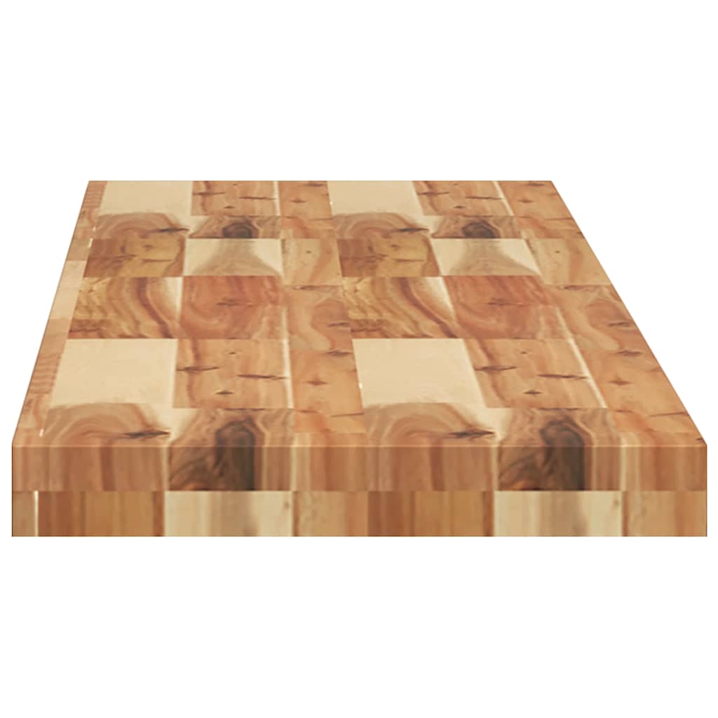 Dessus de table 120x30x4 cm rectangulaire bois massif d'acacia - XIOS