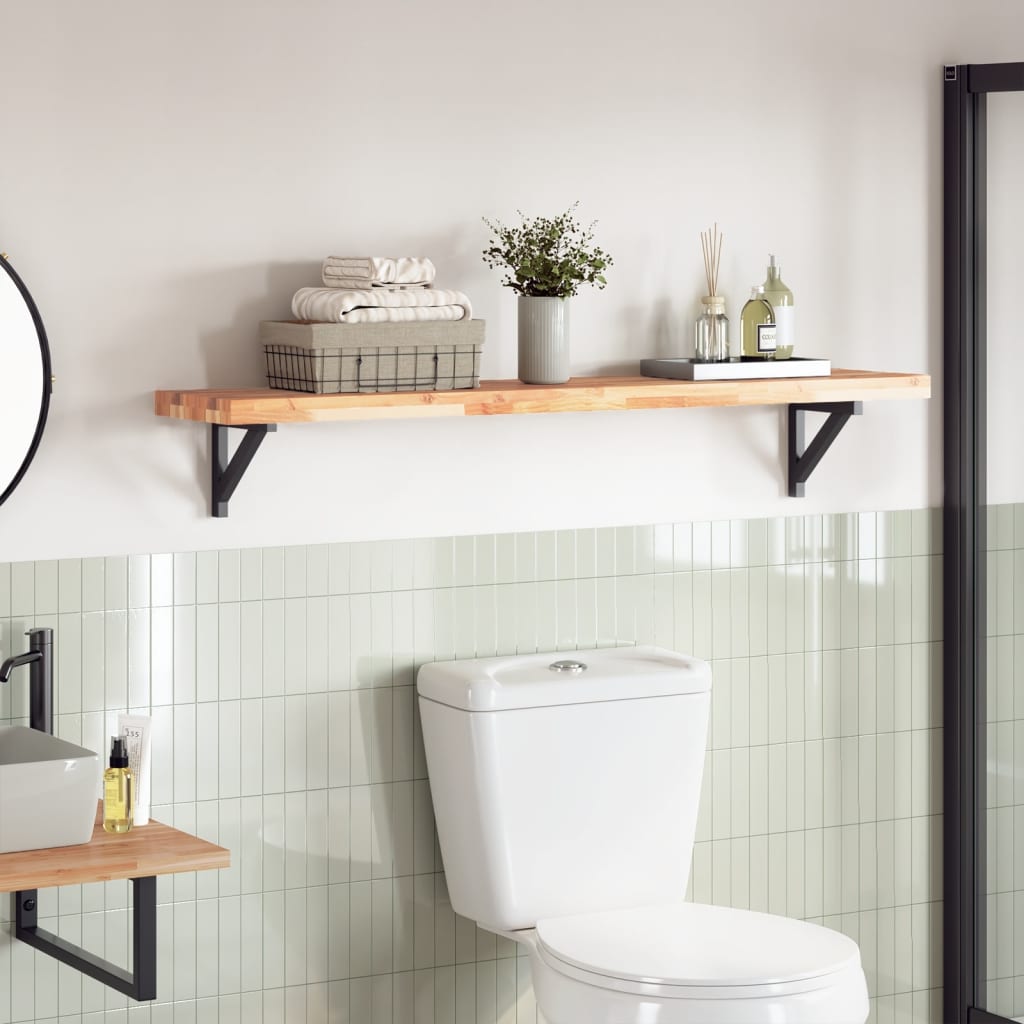 Dessus de table 120x30x4 cm rectangulaire bois massif d'acacia - XIOS