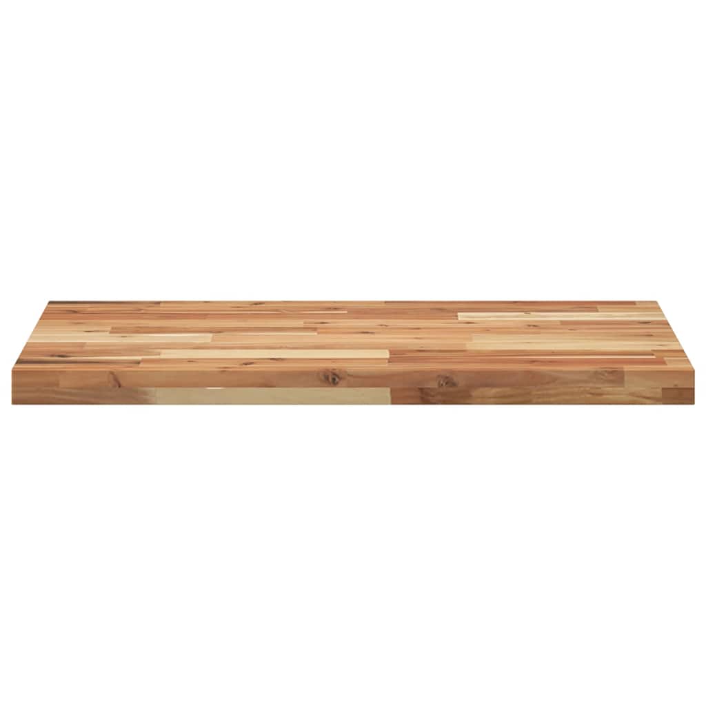Dessus de table rectangulaire 100x50x4 cm bois massif d'acacia - XIOS