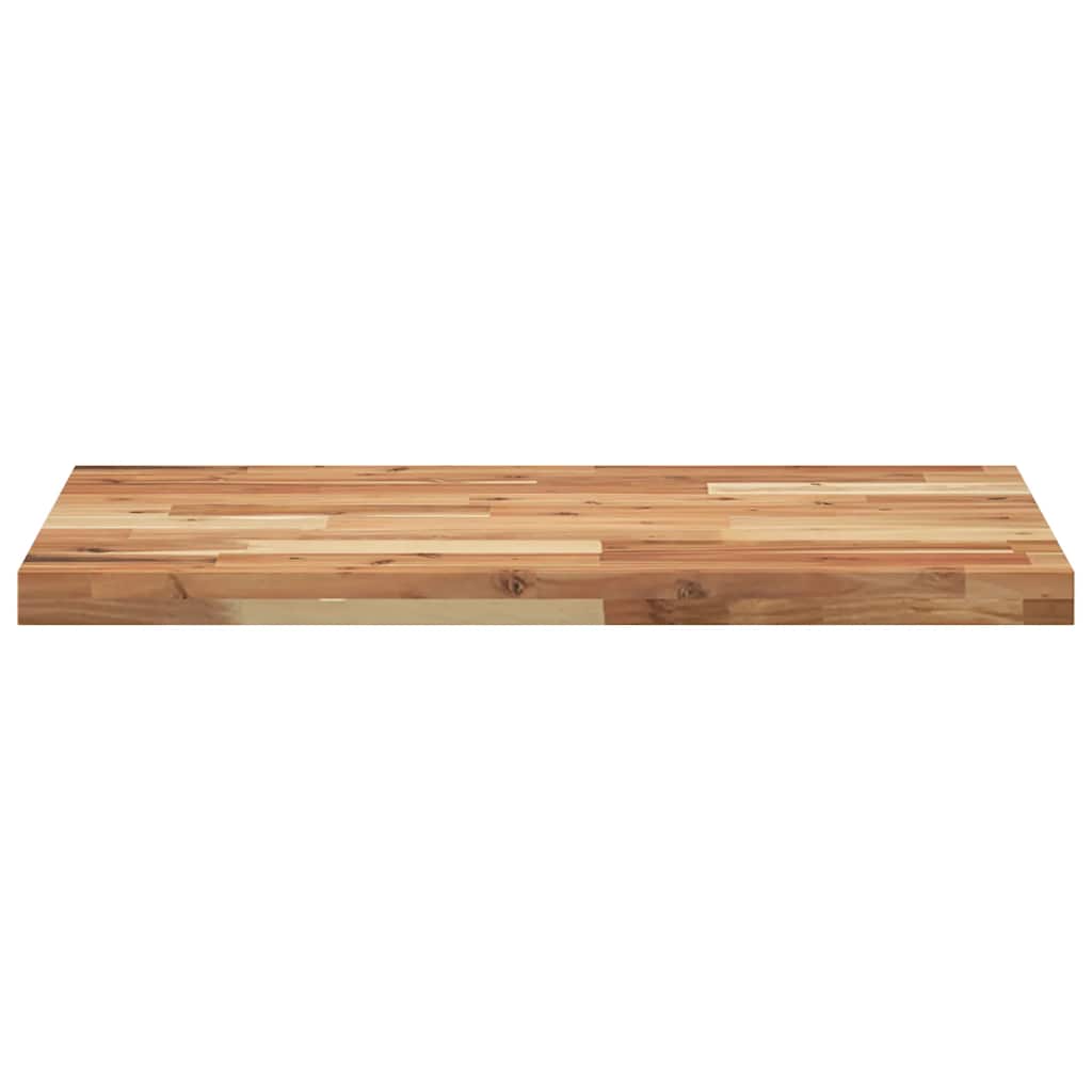 Dessus de table rectangulaire 120x50x4 cm bois massif d'acacia - XIOS