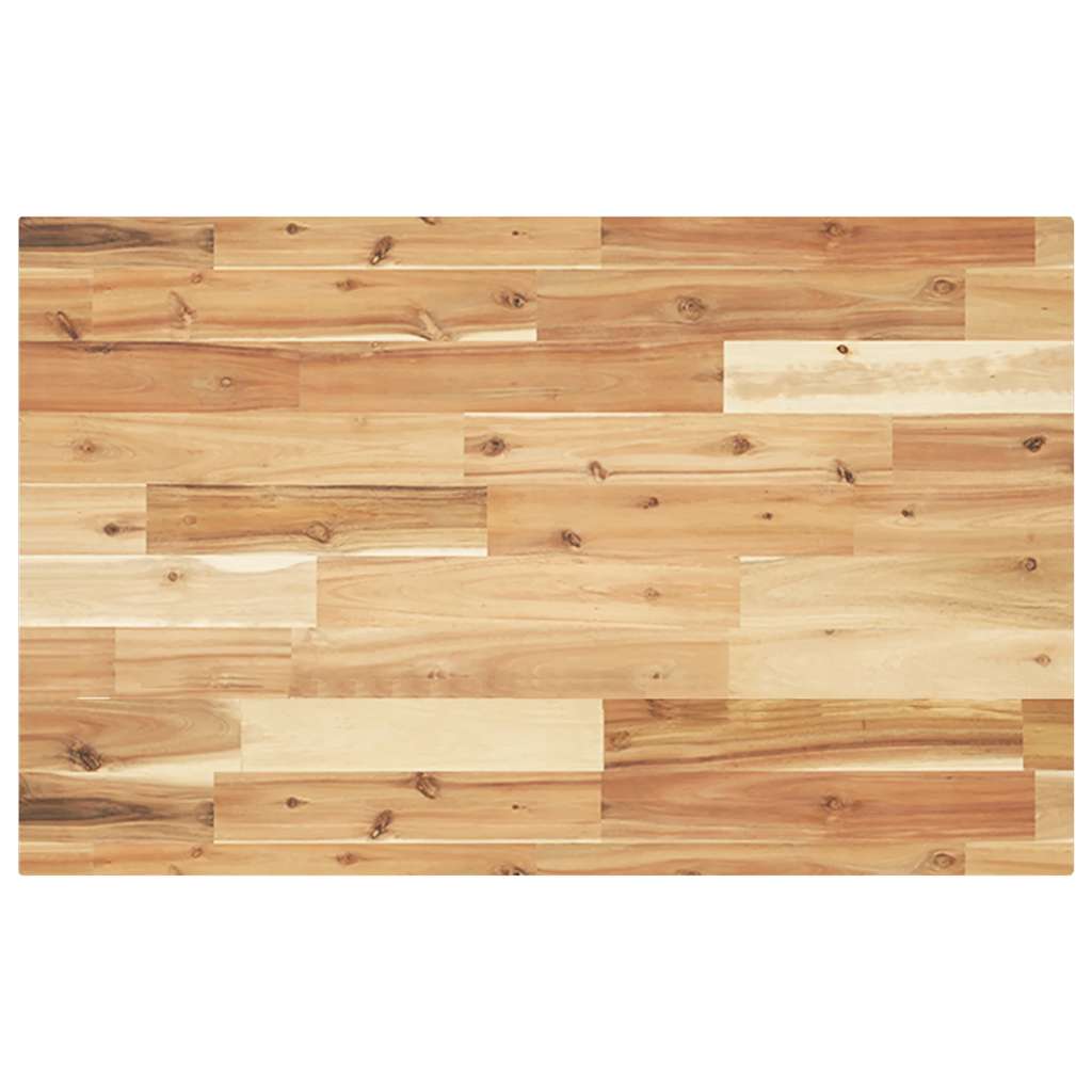 Dessus de table rectangulaire 160x50x4 cm bois massif d'acacia - XIOS