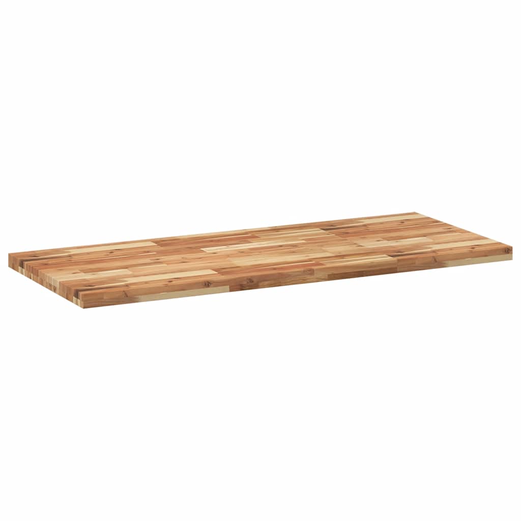 Dessus de table rectangulaire 120x60x4 cm bois massif d'acacia - XIOS