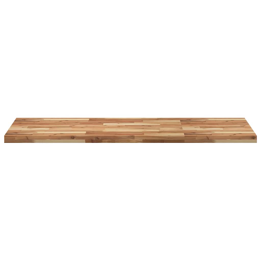 Dessus de table rectangulaire 140x60x4 cm bois massif d'acacia - XIOS
