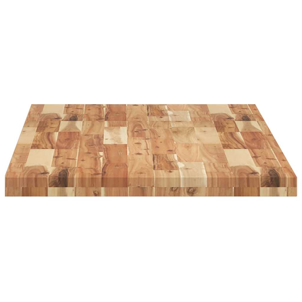 Dessus de table rectangulaire 140x60x4 cm bois massif d'acacia - XIOS