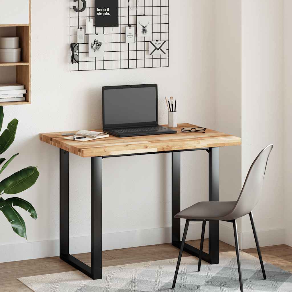 Dessus de table rectangulaire 120x70x4 cm bois massif d'acacia - XIOS