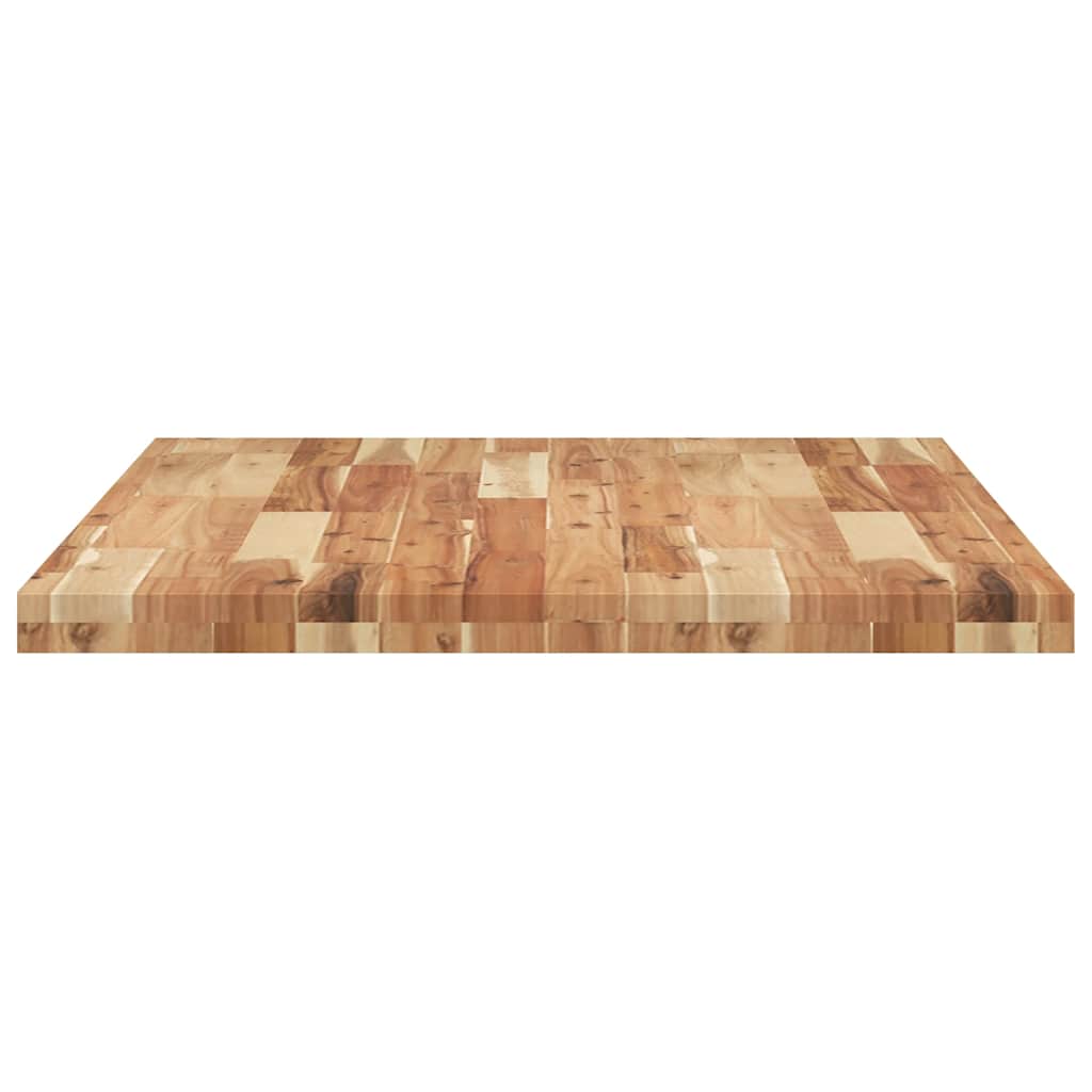 Dessus de table rectangulaire 120x70x4 cm bois massif d'acacia - XIOS