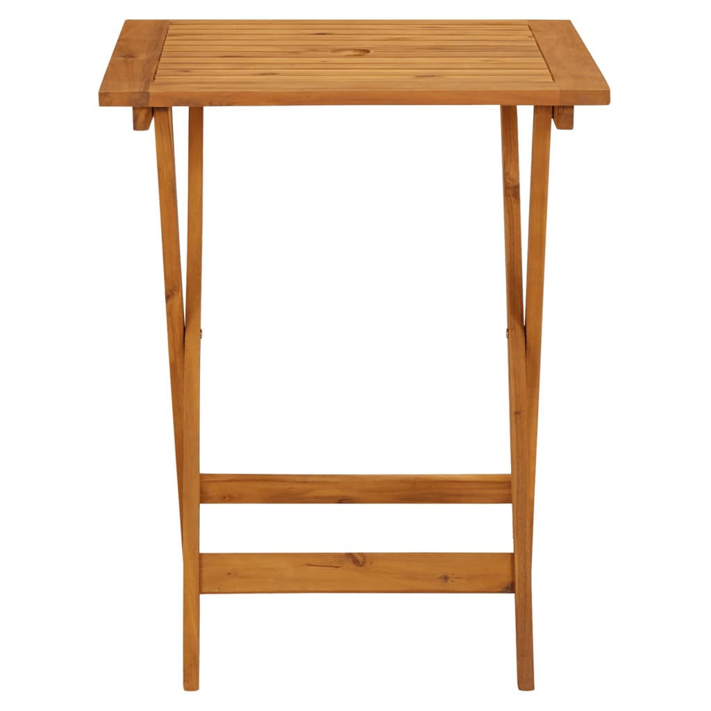 Ensemble de bistro 3 pcs beige tissu et bois massif - XIOS