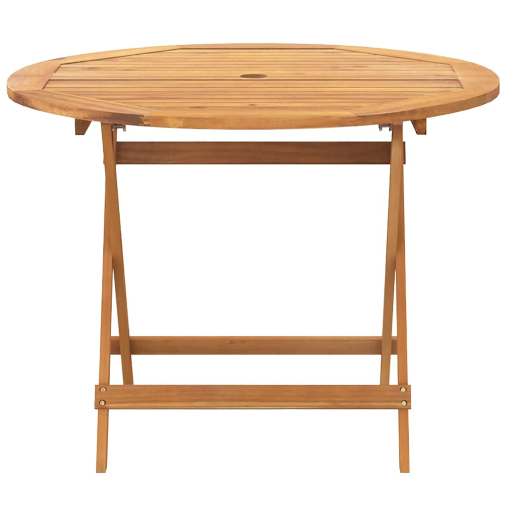 Ensemble à manger de jardin 5pcs noir polypropylène bois massif - XIOS