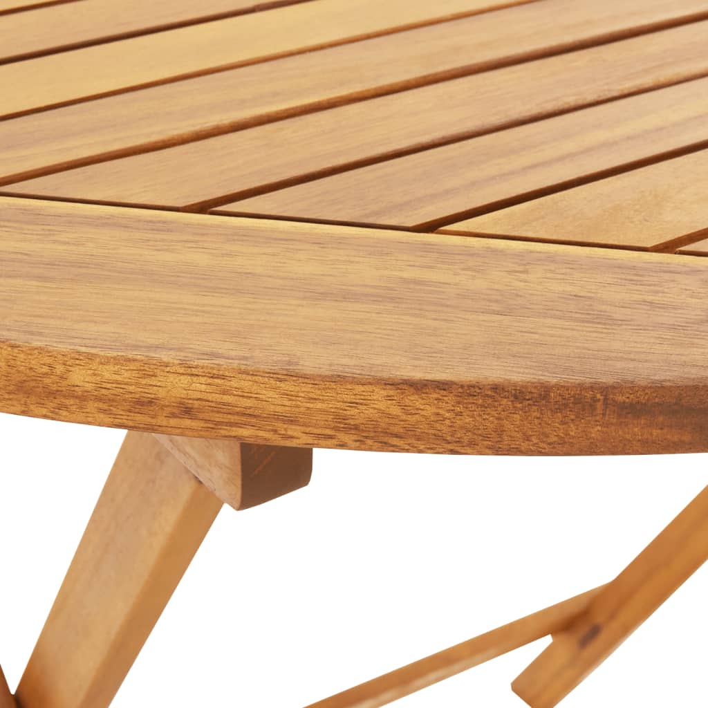 Ensemble à manger de jardin 5pcs beige polypropylène et bois - XIOS