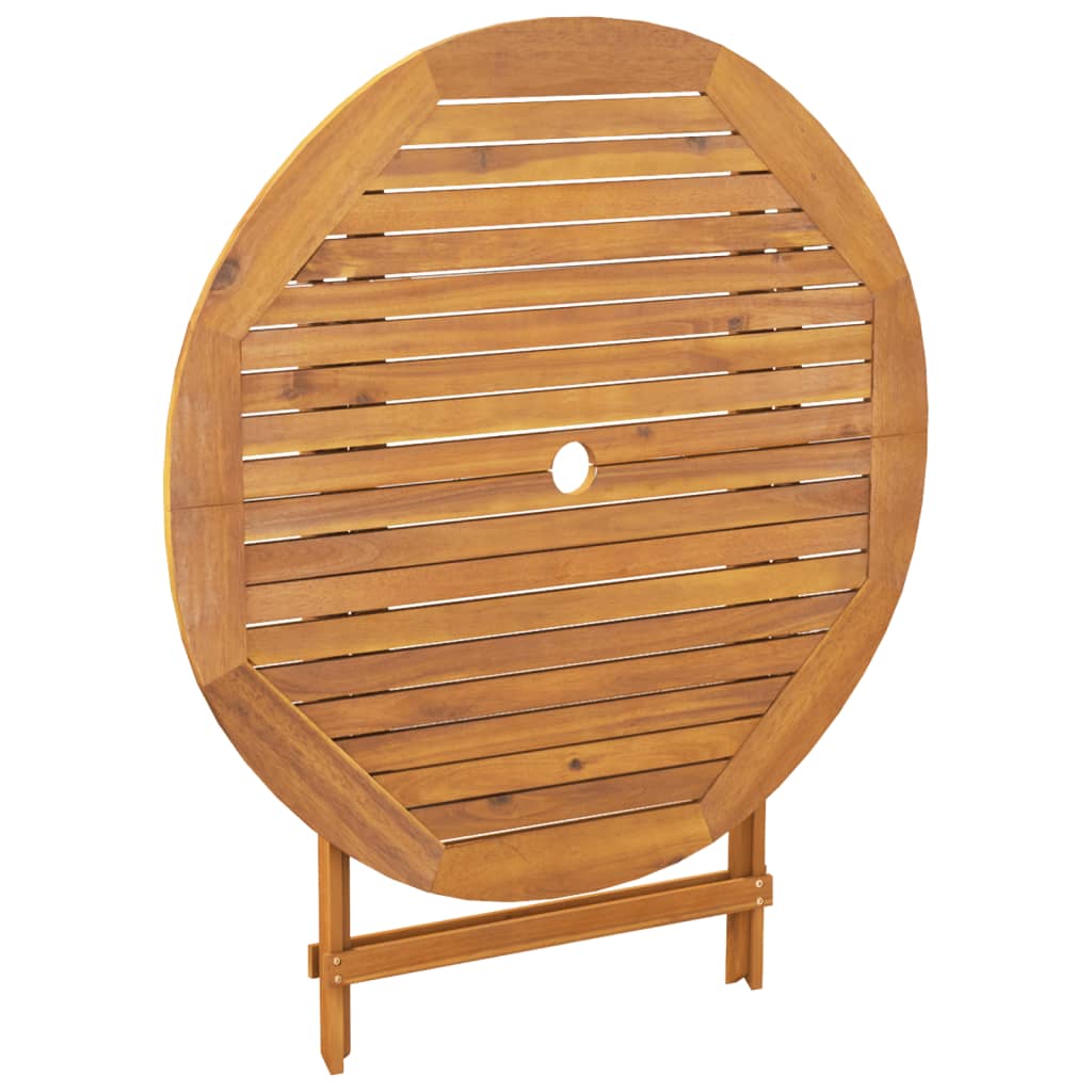 Ensemble à manger de jardin 5 pcs anthracite tissu bois massif - XIOS