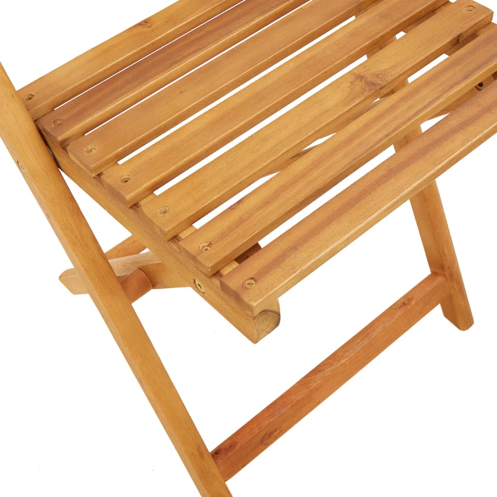Ensemble à manger de jardin 5 pcs bleu blanc tissu bois massif - XIOS