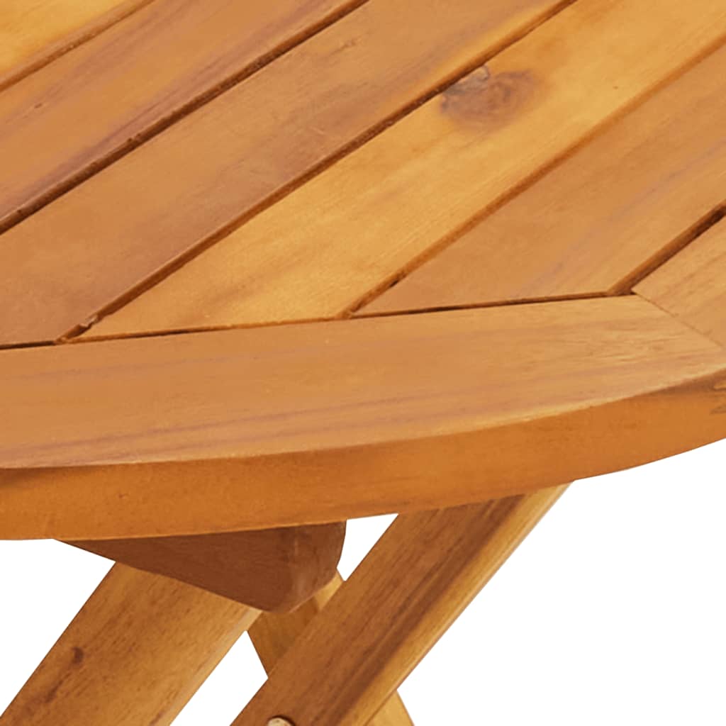 Ensemble de bistro 3 pcs noir polypropylène et bois massif - XIOS