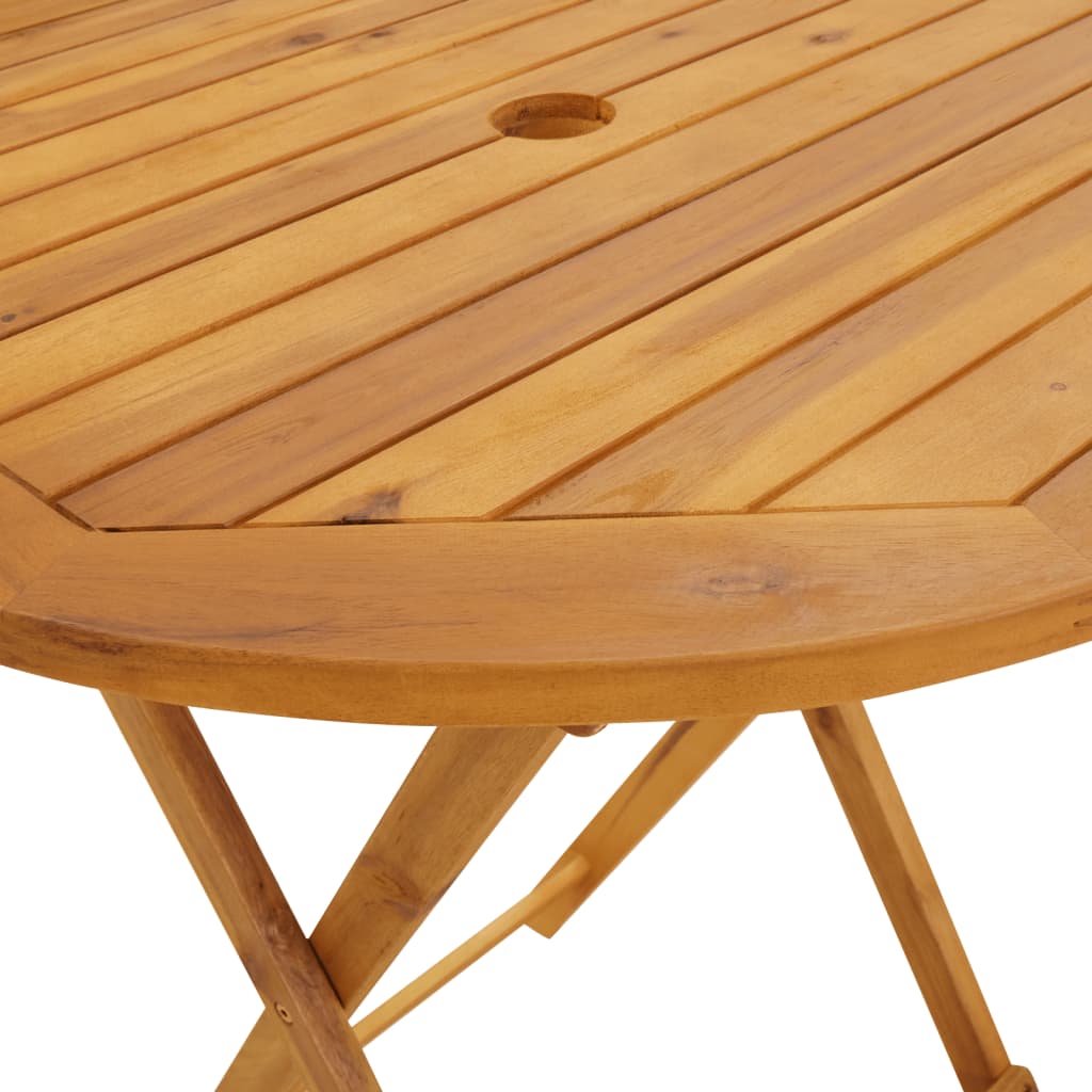 Ensemble de bistro 3 pcs beige polypropylène et bois massif - XIOS