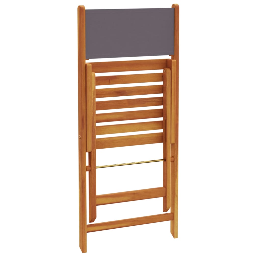 Ensemble de bistro 3 pcs anthracite tissu et bois massif - XIOS
