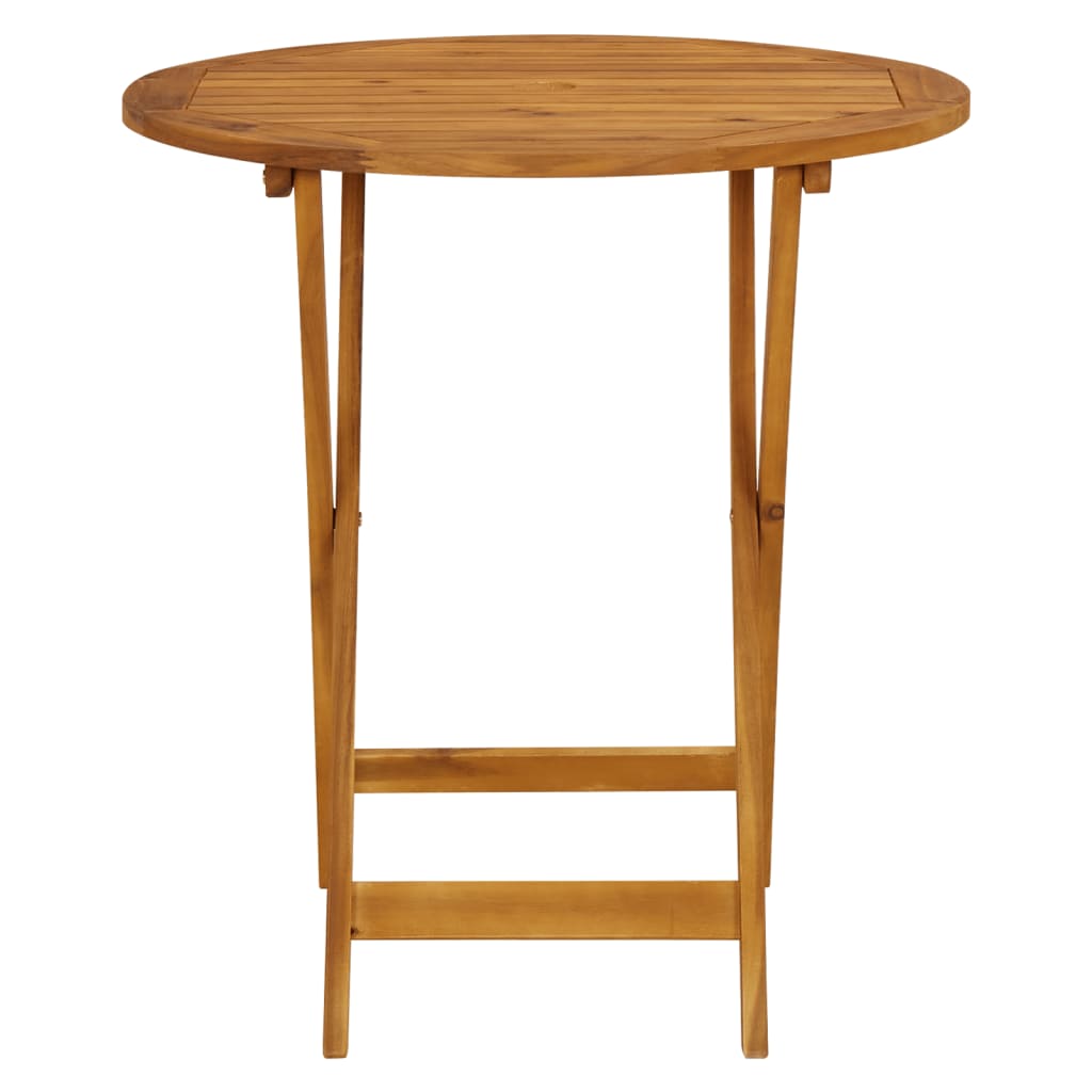 Ensemble de bistro 3 pcs beige polypropylène et bois massif - XIOS