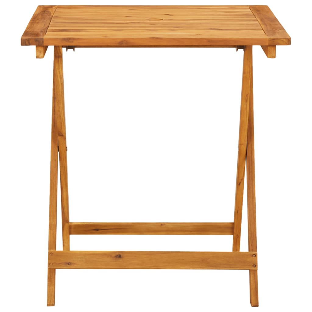 Ensemble de bistro 3 pcs taupe tissu et bois massif - XIOS