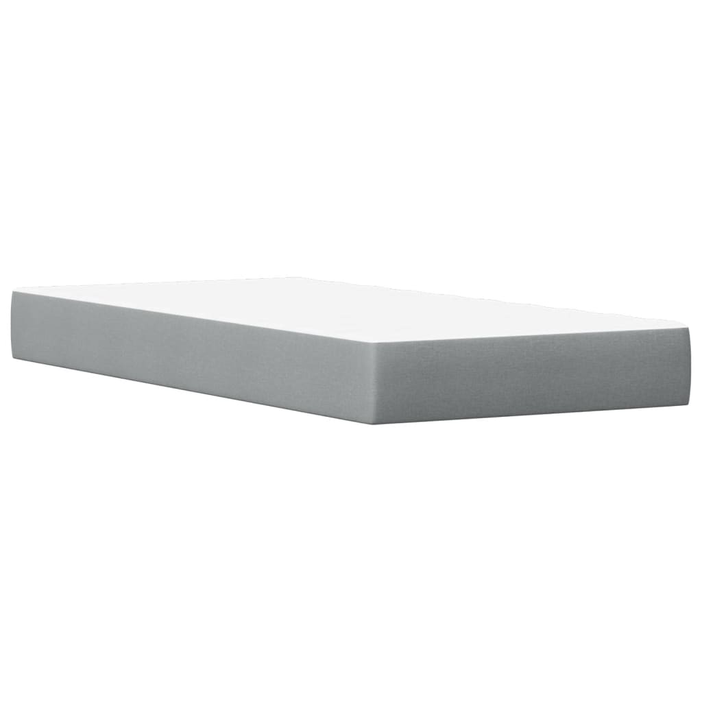 Lit avec matelas blanc 90x190 cm bois massif de pin - XIOS