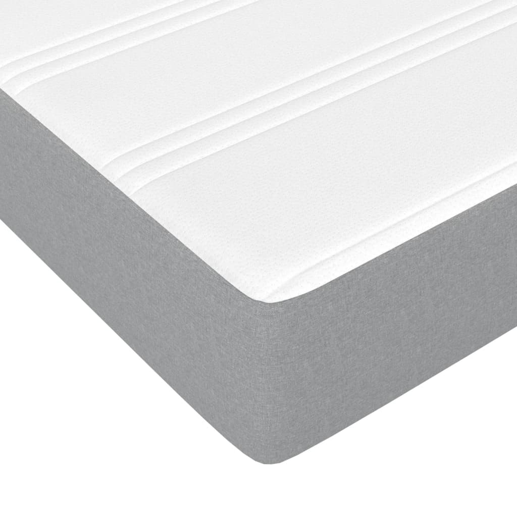 Lit avec matelas blanc 90x190 cm bois massif de pin - XIOS