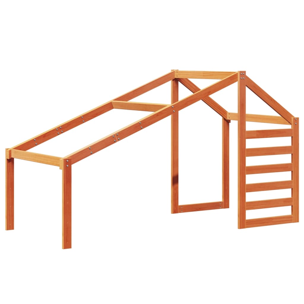Lit superposé sans matelas cire marron 90x190 cm pin massif - XIOS