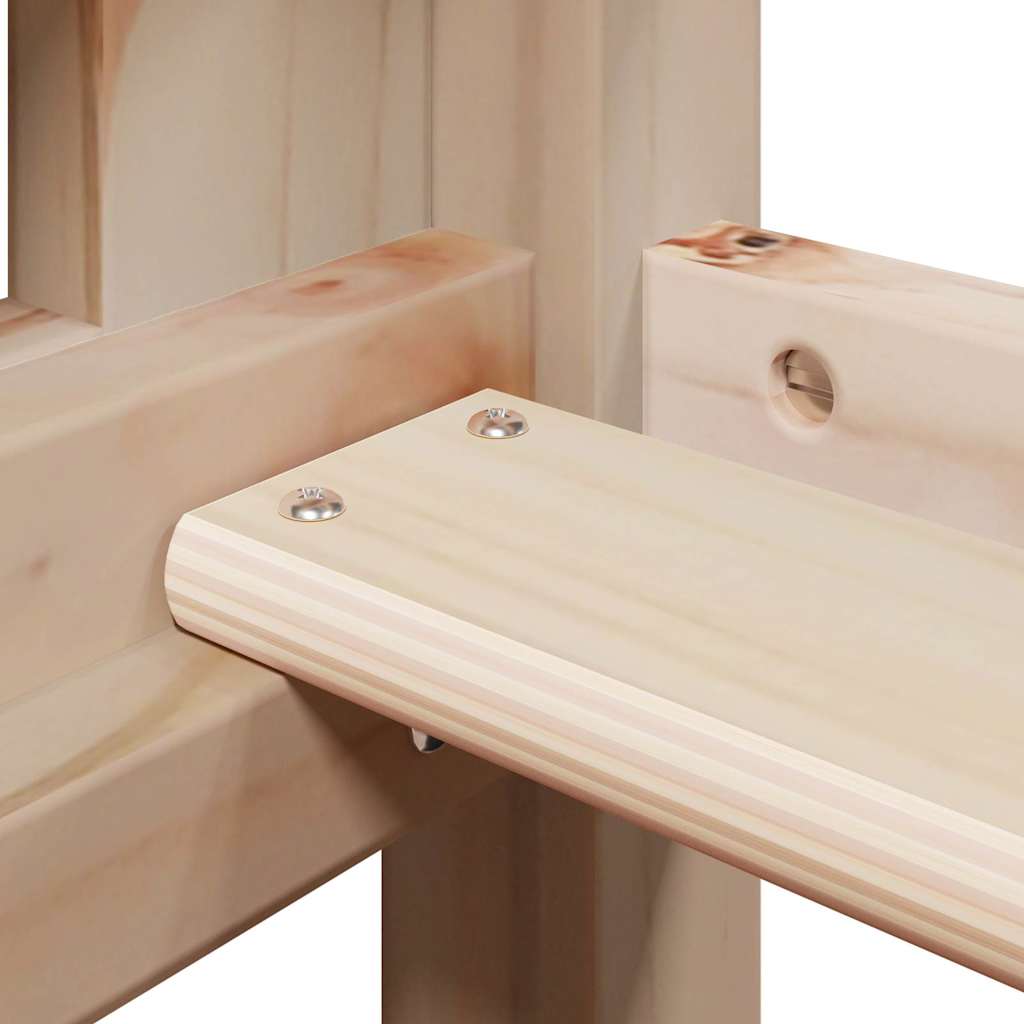 Lit superposé sans matelas 90x200 cm bois de pin massif - XIOS